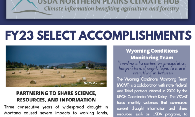 Northern Plains Climate Hub Shares FY23 Accomplishments